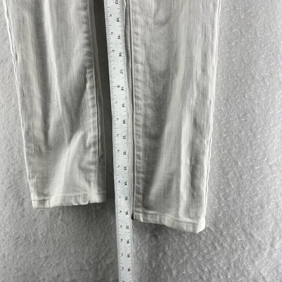 AG Adriano Goldschmied Jeans Women's 24 White Denim The Prima Midrise Cigarette - Picture 5 of 12